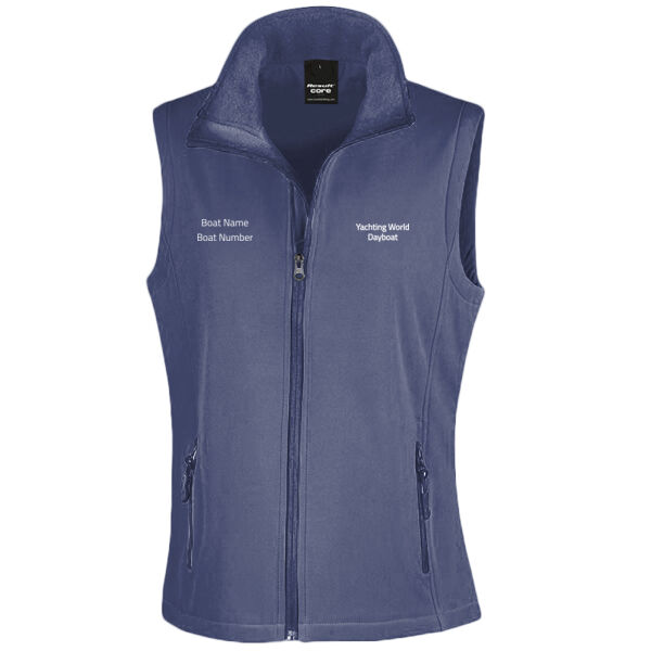 YWDB Ladies Gilet Personalised Thumbnail