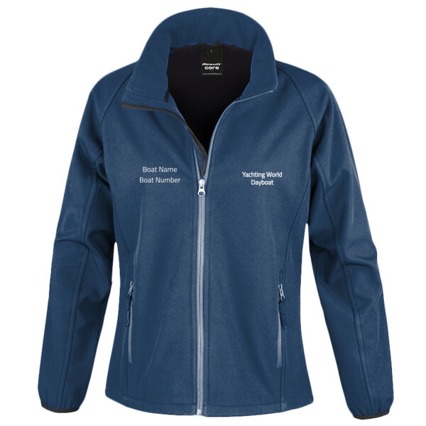 YWDB Ladies Personalised Soft Shell Jacket Thumbnail